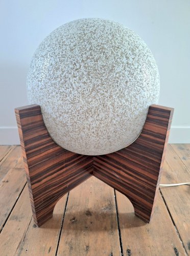 Grande lampe vintage à poser, luminaire ancien