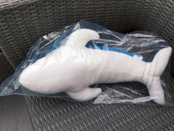 Grande peluche dauphin neuve sterimar