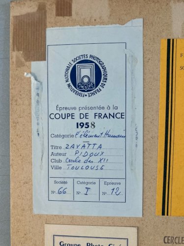 Grande Photo Argentique Pidoux Clown Cirque Zavata Photographie 1960 Ancien Art