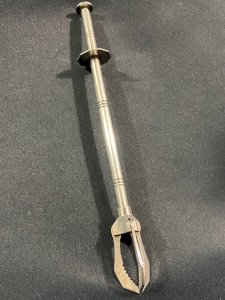 Grande pince crabe à glaçon ou à sucre en métal argenté