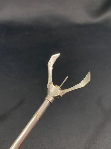 Grande pince crabe à glaçon ou à sucre en métal argenté