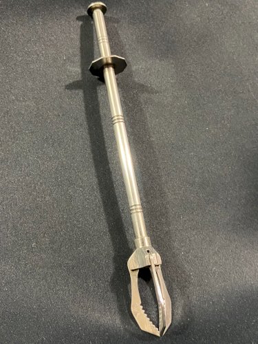 Grande pince crabe à glaçon ou à sucre en métal argenté