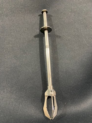 Grande pince crabe à glaçon ou à sucre en métal argenté