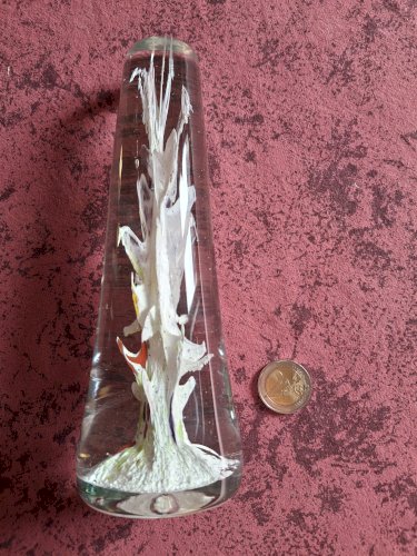 Grande Sulfure conique hauteur 20 cm XIXè siècle très bel état