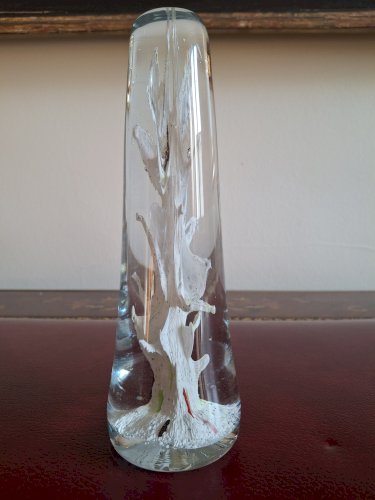 Grande Sulfure conique hauteur 20 cm XIXè siècle très bel état