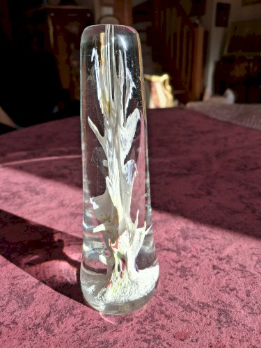 Grande Sulfure conique hauteur 20 cm XIXè siècle très bel état