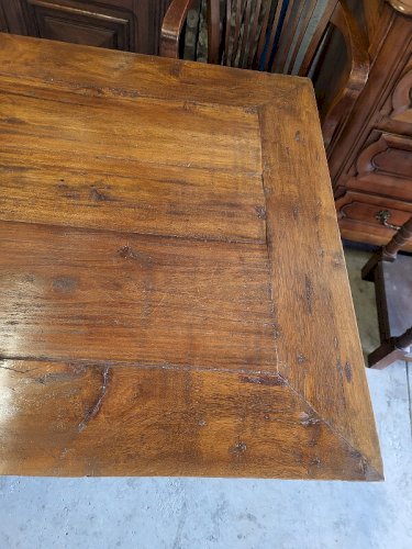 GRANDE TABLE 4 PIEDS DE FABRICATION ANCIENNE