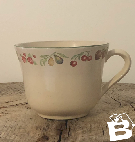 Grande tasse à thé motifs fruits