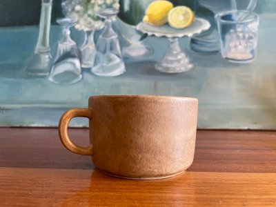 Large vintage stoneware mug