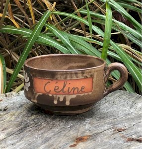 Grande tasse nominative « Céline »