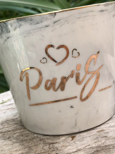 Grande tasse Paris en porcelaine