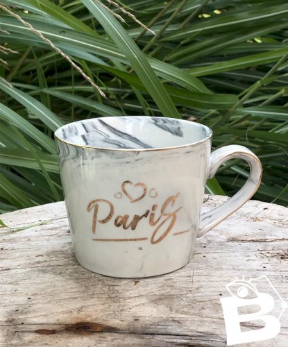 Grande tasse Paris en porcelaine
