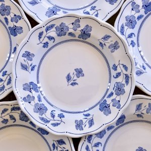 Large vintage Italian plates signed Nueva Fontebasso