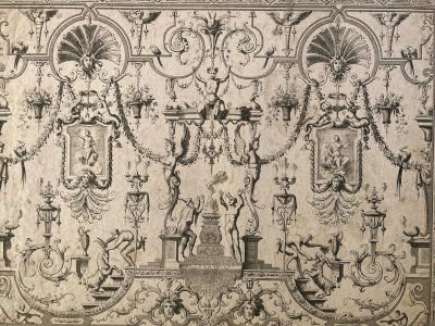 Gravure 1680 XVIIe Jean Berain Grotesque Mascaron Etching Ancien Old Louis XIVe