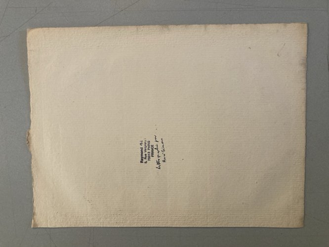 Gravure 1950 Art Lithographie Ancien Etching Raymond Gid Estampe Originale Old