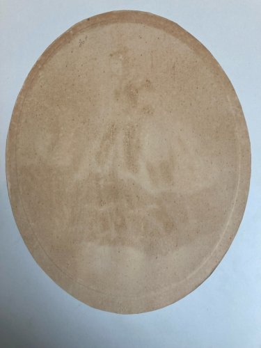 Gravure  1950 Barta Eau Forte Portrait Romain Art Lithographie Grec Femme