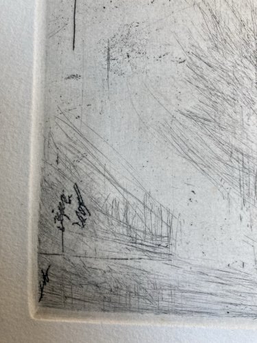 Gravure 1970 Antoine Agra Surréaliste Surréalisme Post Cubisme Chimère Cubiste