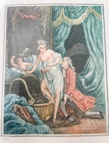 Gravure ancienne - Jean Baptiste Huet