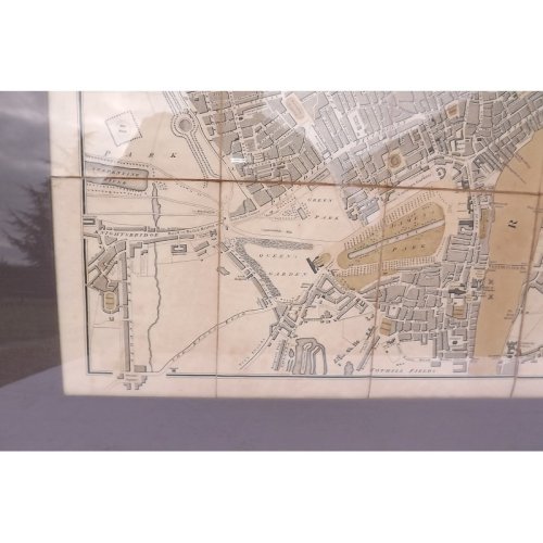 Gravure Anglaise de Londres et Westminster 1804