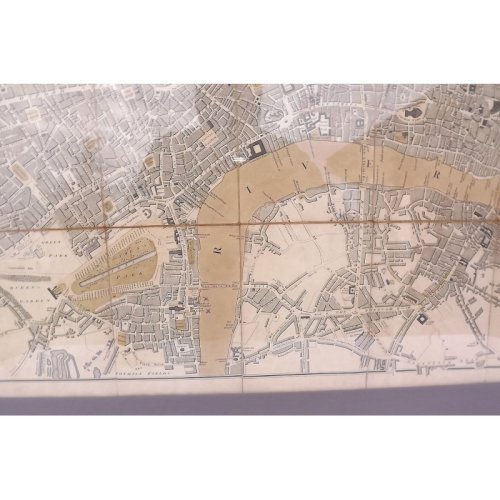 Gravure Anglaise de Londres et Westminster 1804