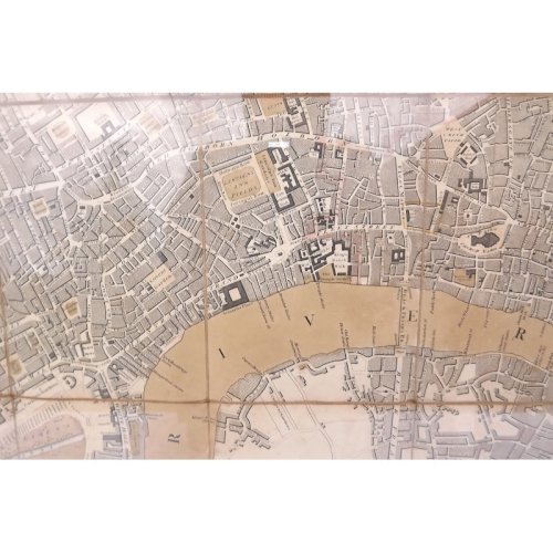 Gravure Anglaise de Londres et Westminster 1804