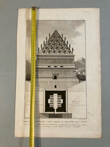 Gravure Architecture, Art Louis-François Cassas Voyage Syrie XIXe Ou Avant