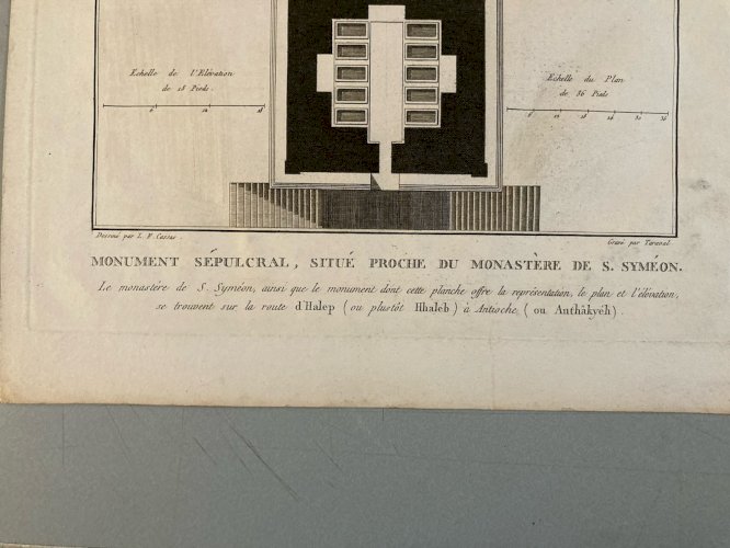 Gravure Architecture, Art Louis-François Cassas Voyage Syrie XIXe Ou Avant