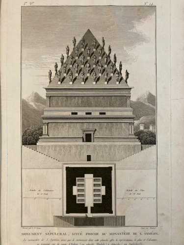 Gravure Architecture, Art Louis-François Cassas Voyage Syrie XIXe Ou Avant