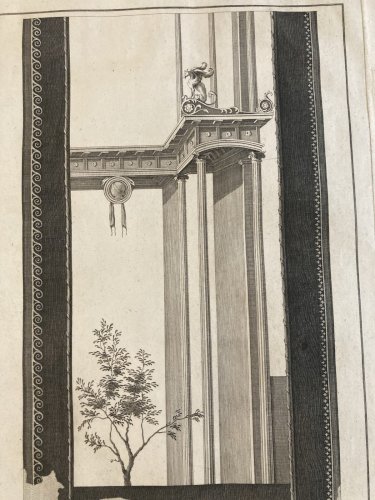 Gravure Architecture Art XVIIIe  ANTIQUITIES OF HERCULANEUM 1800 Carlo Nolli