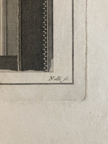 Gravure Architecture Art XVIIIe  ANTIQUITIES OF HERCULANEUM 1800 Carlo Nolli