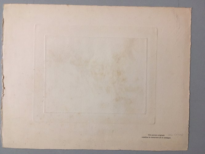 gravure de john Levee  signé expressionisme abstrait usa 1960