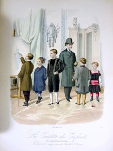 Fashion engraving THE CHILDREN'S TOILET no. 1117