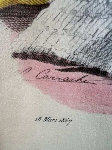 Gravure de mode “Petit Courrier des Dames” – 16 mars 1867 – Mode de Paris