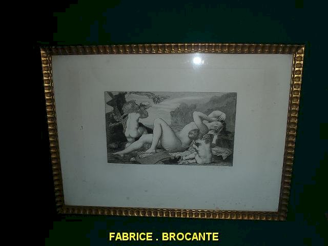 GRAVURE DU XIX ème SIECLE DE PAUL BAUDRY.ADRIEN NARGEOT