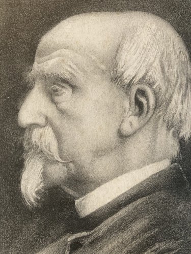 Gravure Henri d'Orléans duc d'Aumale Lithographie XIXe Portrait Etching Ancien