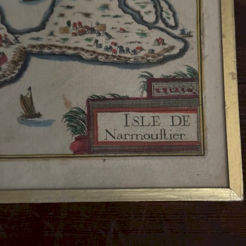 Gravure Isle de Noirmoultier par Christophe Tassin 1634 L9215