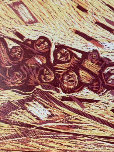 Gravure Lithographie Cheval Walter Barrientos Moderne Art Litho Expressionnisme