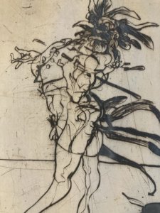 Gravure lithographie Claude WEISBUCH (1927-2014) Le Coq Etching 1970 Art