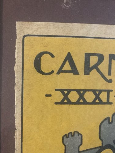 Gravure Lithographie Couleur Femme Carnaval De Perpignan 1930 Art Deco Litho