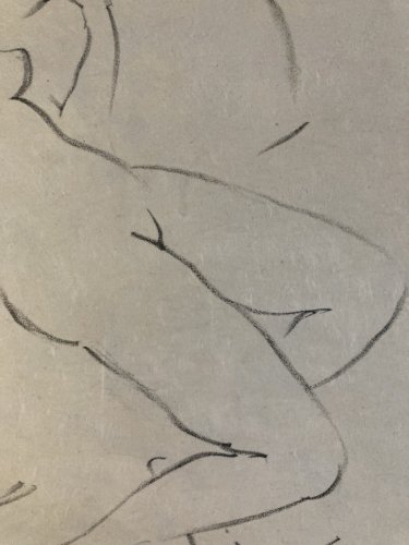 Gravure lithographie Marcel VERTES(1895-1961) Etching 1950 Signé Femme Art