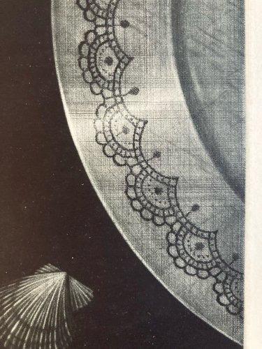 Gravure Manière Noire coquillages Japon Coquillage a identifier Art
