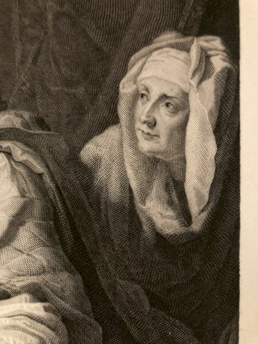 Gravure Musée Louvre Judith Et Olopherne Tete XIXe Estampe Ancien Art