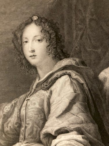 Gravure Musée Louvre Judith Et Olopherne Tete XIXe Estampe Ancien Art