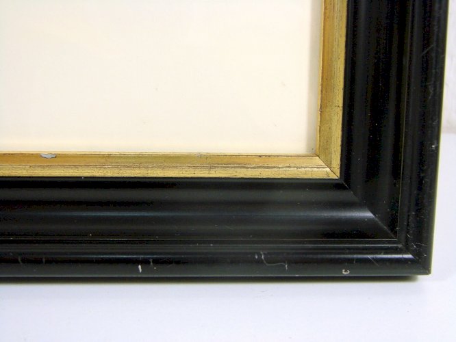 Gravure Noir et Blanc XVII° Signée Willem Outgertsz Akersloot 1626 Cadre Bois 