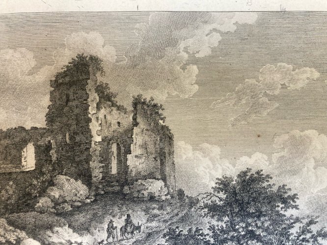 Gravure Originale Eau Forte Adrian ZINGG XVIIIe Rhône Rhone Art Suisse Estampe