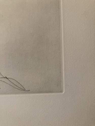 Gravure Portrait Couple Leonor Fini Expressionnisme Expressionniste 1970