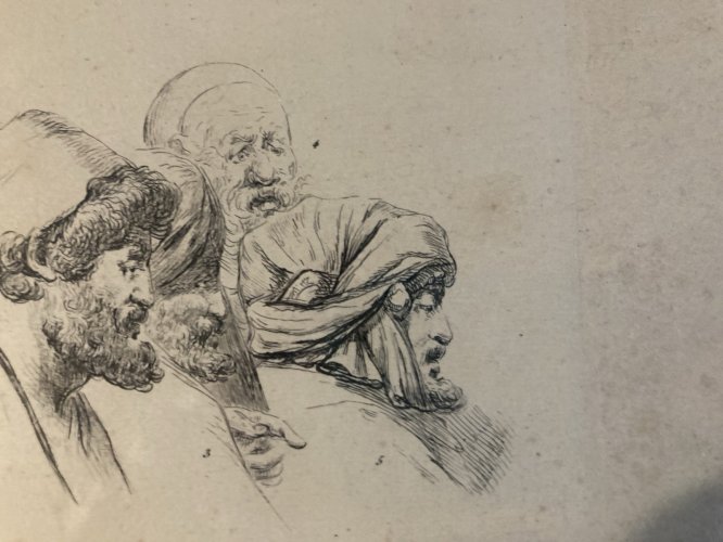 Gravure Portrait Egypte XIXe Orientalisme Orientaliste DENON Dominique Vivant