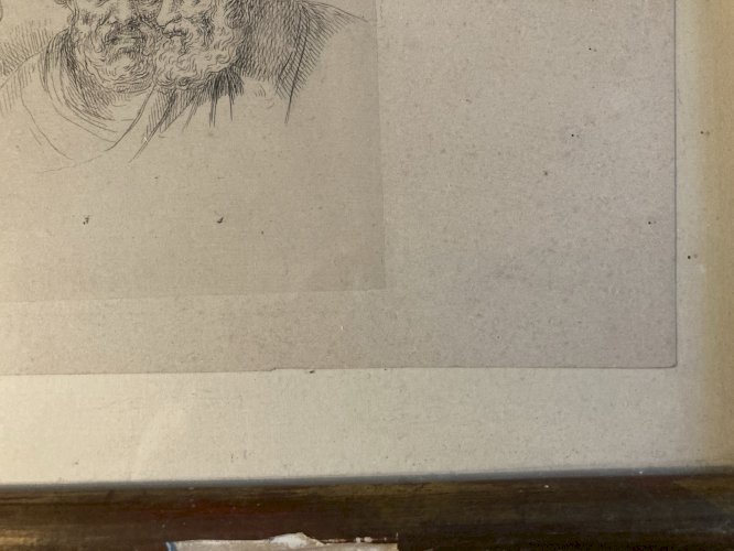 Gravure Portrait Egypte XIXe Orientaliste Orientaliste DENON Dominique Vivant