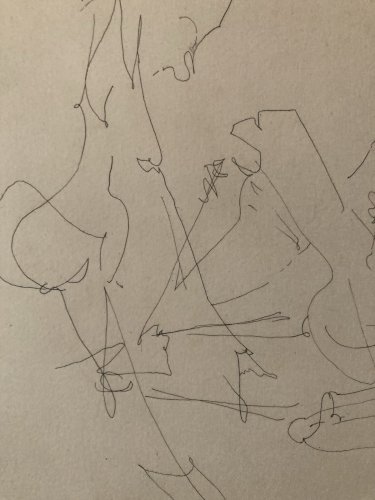 Gravure Portrait Squelette Leonor Fini Expressionnisme Expressionniste 1970 Art