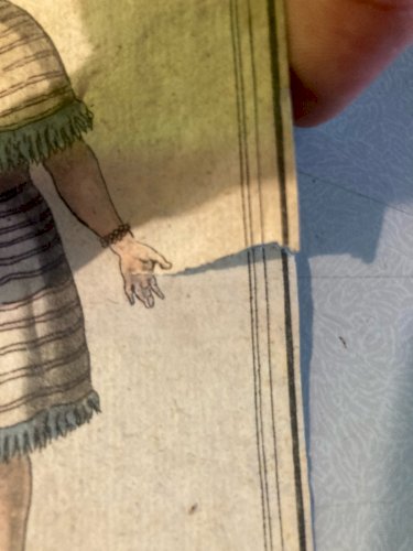 Gravure Portrait  XVIIIe Grasset 1780 Femme Nootka Costume Monde Ancien